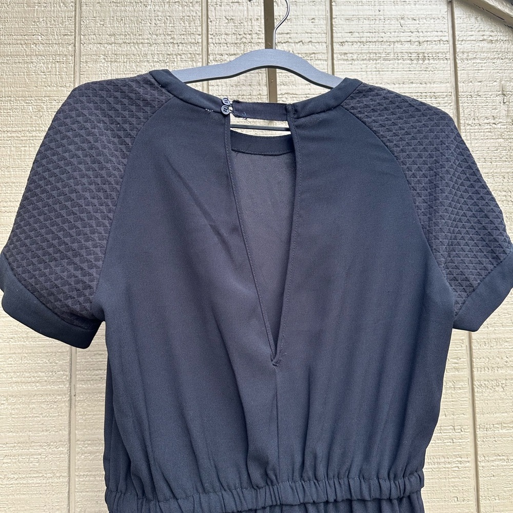 Anthropologie Black Pantsuit